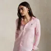 Ralph Lauren Classic Fit Linen Shirt In Bath Pink