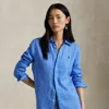 Ralph Lauren Classic Fit Linen Shirt In Harbor Island Blue