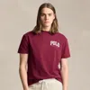 Polo Ralph Lauren Classic Fit Logo Jersey T-shirt In Classic Wine