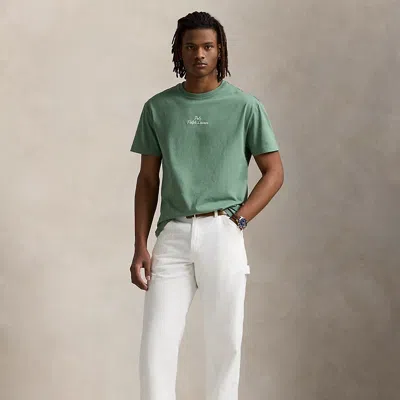 Ralph Lauren Classic Fit Logo Jersey T-shirt In Fatigue