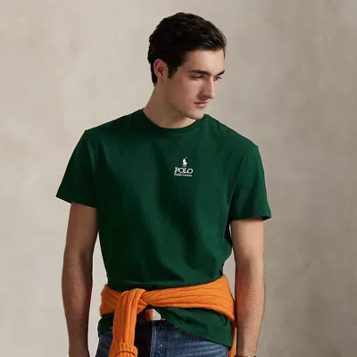 Ralph Lauren Classic Fit Logo Jersey T-shirt In Green