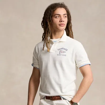 Ralph Lauren Classic Fit Nautical Mesh Polo Shirt In Nevis