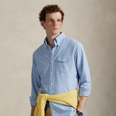 Ralph Lauren Classic Fit Oxford Shirt In Blue