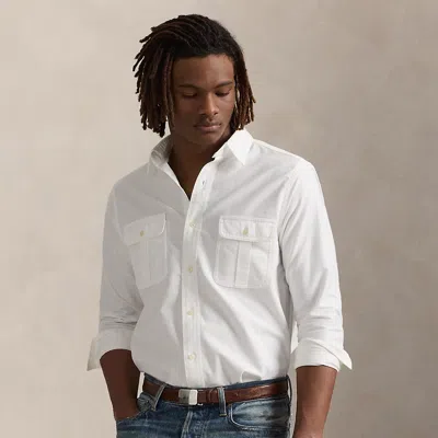 Ralph Lauren Classic Fit Oxford Shirt In White