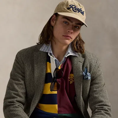 Ralph Lauren Classic Fit Patchwork Jersey Rugby Shirt