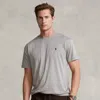 Polo Ralph Lauren Classic Fit Performance Jersey T-shirt In Andover Heather
