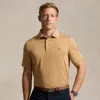 Polo Ralph Lauren Classic Fit Performance Polo Shirt In Camel