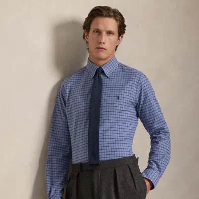 Ralph Lauren Classic Fit Performance Twill Shirt In Blue