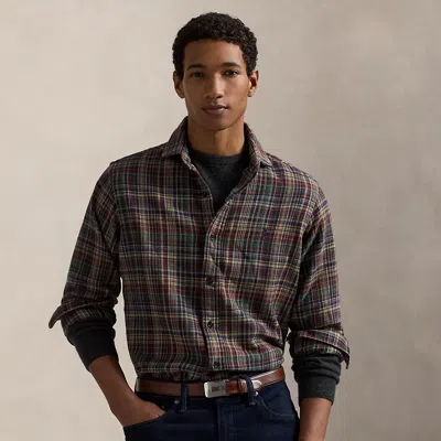 Ralph Lauren Classic Fit Plaid Brushed Flannel Shirt
