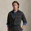 Ralph Lauren Classic Fit Plaid Brushed Flannel Shirt In Multi
