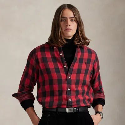 Ralph Lauren Classic Fit Plaid Double-faced Shirt In Pattern