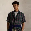 Ralph Lauren Classic Fit Plaid Linen-cotton Shirt