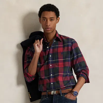 Ralph Lauren Classic Fit Plaid Oxford Shirt