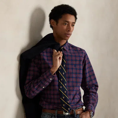 Ralph Lauren Classic Fit Plaid Oxford Shirt