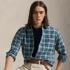 Ralph Lauren Classic Fit Plaid Oxford Shirt In Multi