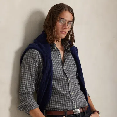 Ralph Lauren Classic Fit Plaid Twill Shirt In Multi