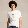 Ralph Lauren Classic Fit Polo Bear Jersey T-shirt In Deckwsh Wht Hmgwy Be