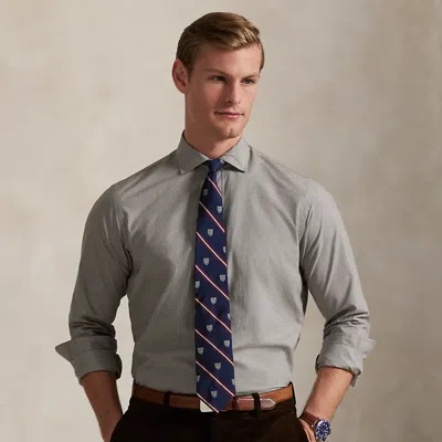 Ralph Lauren Classic Fit Poplin Shirt In Brown