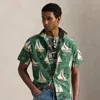 Ralph Lauren Classic Fit Sailboat Oxford Camp Shirt