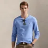 Ralph Lauren Classic Fit Soft Cotton Crewneck T-shirt In Blue