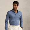 Ralph Lauren Classic Fit Soft Cotton Polo Shirt In Blue