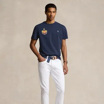Ralph Lauren Classic Fit Spain T-shirt In Refined Navy