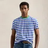 Polo Ralph Lauren Classic Fit Striped Jersey T-shirt In Blue Saturn Multi