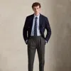 Ralph Lauren Classic Fit Striped Poplin Shirt In Blue