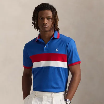 Ralph Lauren Classic Fit Striped Soft Cotton Polo In Multi