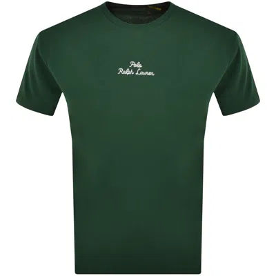 Ralph Lauren Classic Fit Logo Jersey T-shirt In Green