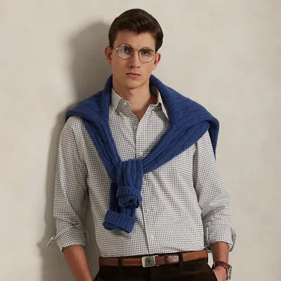 Ralph Lauren Classic Fit Tattersall Poplin Shirt In Multi