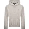 Ralph Lauren Classic Hoodie Light Heather In Brown