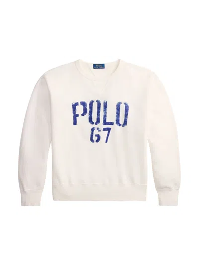 Ralph Lauren Classic Lightweight Sweater For Men In Size Medium In White