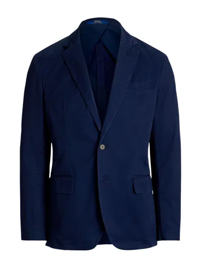 Ralph Lauren Classic Men's Navy Coat In Multi