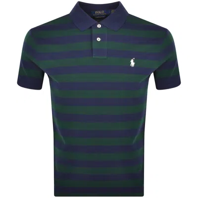 Ralph Lauren Classic Slim Fit Polo T Shirt Navy In Multi