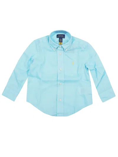 Ralph Lauren Kids' Clbdppc-shirts-sport Shirt In Hammond Blue