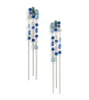 Ralph Lauren Cluster Dangle Earrings In Blue