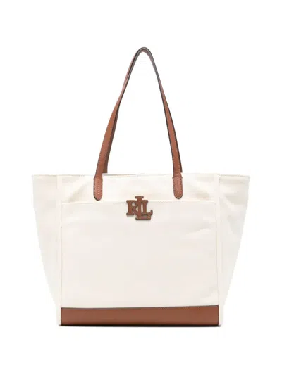 Ralph Lauren "cmryn" Large Tote Bag In White