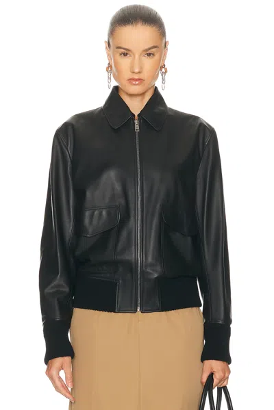 Ralph Lauren Coale Bomber Jacket In Black