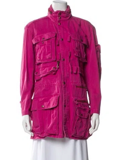Pre-owned Ralph Lauren Coat In Pink