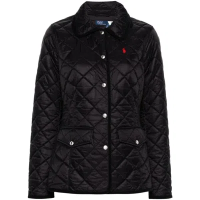 Polo Ralph Lauren Quilted Barn Jacket In Polo Black