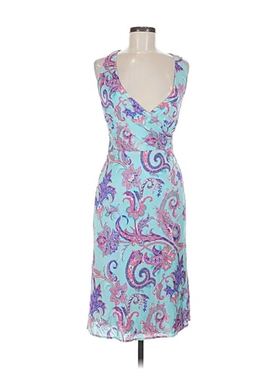 Pre-owned Ralph Lauren Cocktail Dress In Blue