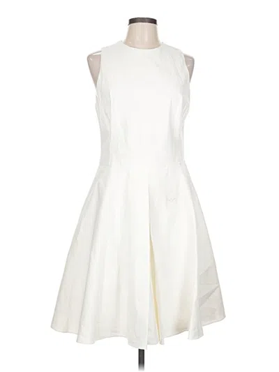 Pre-owned Ralph Lauren Cocktail Dress In White