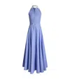 Ralph Lauren Eldred End-on-end Day Halter Dress In Blue