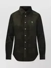 Ralph Lauren Collared Sporty Shirt Long Sleeves In Black