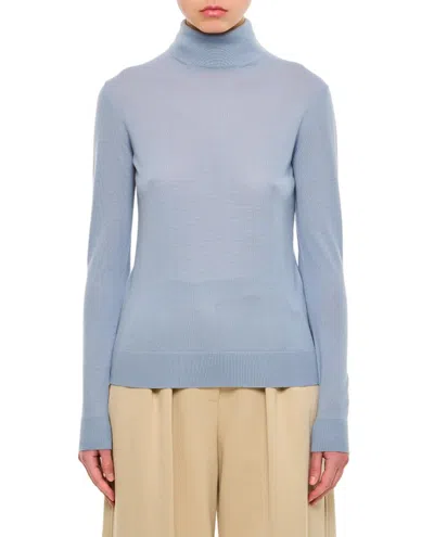 Ralph Lauren Collection Cashmere Turtleneck Sweater In Blue