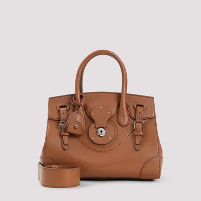 Ralph Lauren Collection Collection Ricky 27 Mini Leather Handbag In Nude