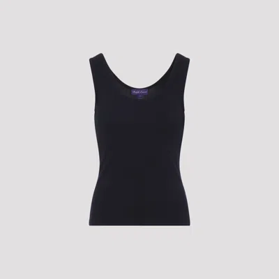 Ralph Lauren Collection Ellis Mini Tank Top For Women In Black