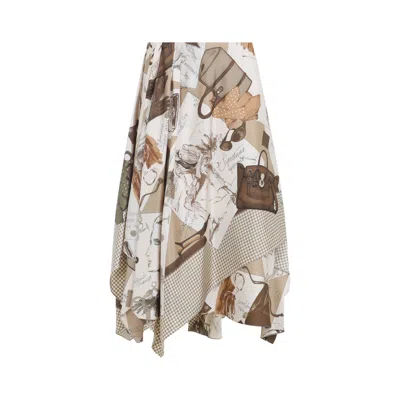 Ralph Lauren Collection Glenn Knee Midi Skirt
