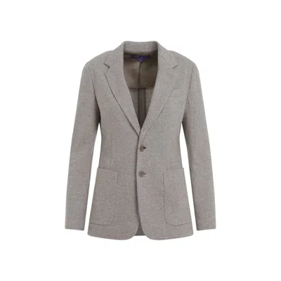 RALPH LAUREN RALPH LAUREN COLLECTION HERRINGBONE HAILEY JACKET